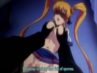 Blindfolded anime babe got abused